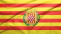 Girona province of Spain flag