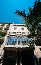 Gaudi style Catalan Modernism in the historic centre of Girona