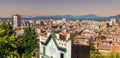 Girona town and the cathedral, beautiful medieval city in Catalonia Spain Royalty Free Stock Photo