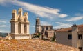 Girona town and the cathedral, beautiful medieval city in Catalonia Spain Royalty Free Stock Photo