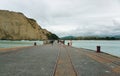 Gisborne, New Zealand - December 25, 2019 : The View From Tolaga Bay in Gisborne, New Zealand.