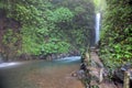 Git-Git tropical waterfall, Bali. Royalty Free Stock Photo