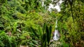 Git Git Tropical Waterfall, Bali Royalty Free Stock Photo