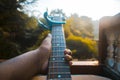 Gitar coad background yamaha Royalty Free Stock Photo