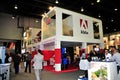 GITEX 2008 - Adobe Pavilion Royalty Free Stock Photo