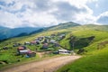 Gito Plateau houses Rize Camlihemsin in Blacksea Turkey. Royalty Free Stock Photo