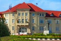 Giurgiu City Hall at summer - Primaria Municipiului Giurgiu Royalty Free Stock Photo