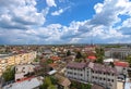 Giurgiu, Romania, top view panorama