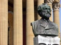 Giuseppe Verdi statue in front of Theatre Politeama in Palermo,Sicily Royalty Free Stock Photo