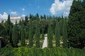 Entrance of Giusti gardens, Verona, Italy. Royalty Free Stock Photo