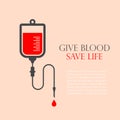 Give blood poster