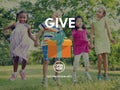 Give Donate Generosity Giving Support Help Concept Royalty Free Stock Photo