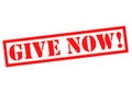 GIVE NOW! Royalty Free Stock Photo
