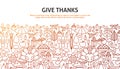 Give Thanks Concept