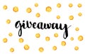 Giveaway banner for social media contests