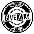 Giveaway Round Badge. Eps10 Vector Stamps Royalty Free Stock Photo