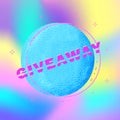 Giveaway card. Vector illustration. Royalty Free Stock Photo