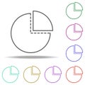 given information icon. Elements of business in multi color style icons. Simple icon for websites, web design, mobile app, info
