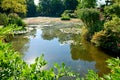 Giverny Normandy France. The house of Monet. Water lilies in Claude Monet\'s garden Royalty Free Stock Photo