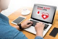 GIVING BLOOD SAVES LIFES Blood Donation Give Life Royalty Free Stock Photo