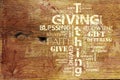 Giving and Tithing Background Royalty Free Stock Photo