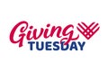 Giving Tuesday banner design Royalty Free Stock Photo