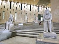 Monuments inside The Grand Egyptian Museum GEM, Giza Museum, Egypt's gift to the world, the largest