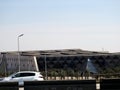 Giza, Egypt, March 15 2024: The Grand Egyptian Museum GEM at day time, an archaeological museum under construction in Giza, Egypt