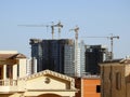 Giza, Egypt, March 10 2023: zed city By Orascom Construction company, buildings, high rise of new residential flats in Sheikh