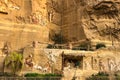 Christian shrines in Egypt. Bas-reliefs of biblical history