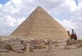 Giza Pyramid Complex. Africa, Egypt