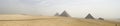 Giza pyramids Royalty Free Stock Photo