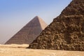 Giza pyramids, Cairo, Egypt Royalty Free Stock Photo