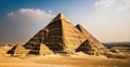 Giza Pyramids Royalty Free Stock Photo