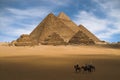 Gizeh Pyramids Royalty Free Stock Photo