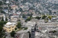 Gjirokaster town balkan ottoman architecture view in southern al Royalty Free Stock Photo