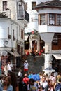 Gjirokastra, Albania, Wednesday 13 September 2023 Exploring old city view people and beautiful places summer vibes high quality