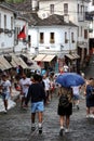 Gjirokastra, Albania, Wednesday 13 September 2023 Exploring old city view people and beautiful places summer vibes high quality