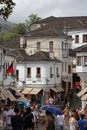 Gjirokastra, Albania, Wednesday 13 September 2023 Exploring old city view people and beautiful places summer vibes high quality