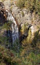 Gjuvefossen is a regulated waterfall near Flesberg in Fagerfjell in the region Buskerud, Norway Royalty Free Stock Photo