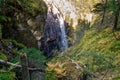 Gjuvefossen is a regulated waterfall near Flesberg in Fagerfjell in the region Buskerud, Norway Royalty Free Stock Photo