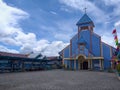 GKI Kanaan Protestant Church in Papua-Indonesia Royalty Free Stock Photo