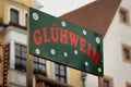 GlÃ¼hwein (Mulled Wine) Sign in Germany