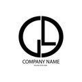 gl illustration icon logo vector design