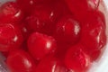 Glace cherry macro Royalty Free Stock Photo