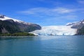 Glacial Flow in Kenai Fjords, Aialik Glacier what is part of the huge Harding Ice Field, Alaska Royalty Free Stock Photo