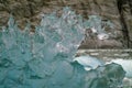 Glacial Ice from the LeConte Glacier Royalty Free Stock Photo