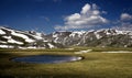 Glacial lake in Macedonia Royalty Free Stock Photo