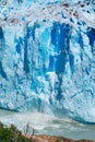 glacial landscape of Perito Moreno in Pampa Argentina