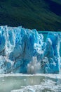 glacial landscape of Perito Moreno in Pampa Argentina